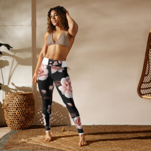 Rose All-Over Print Leggings