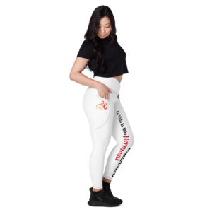 Crossover leggings with pockets | Hermosura
