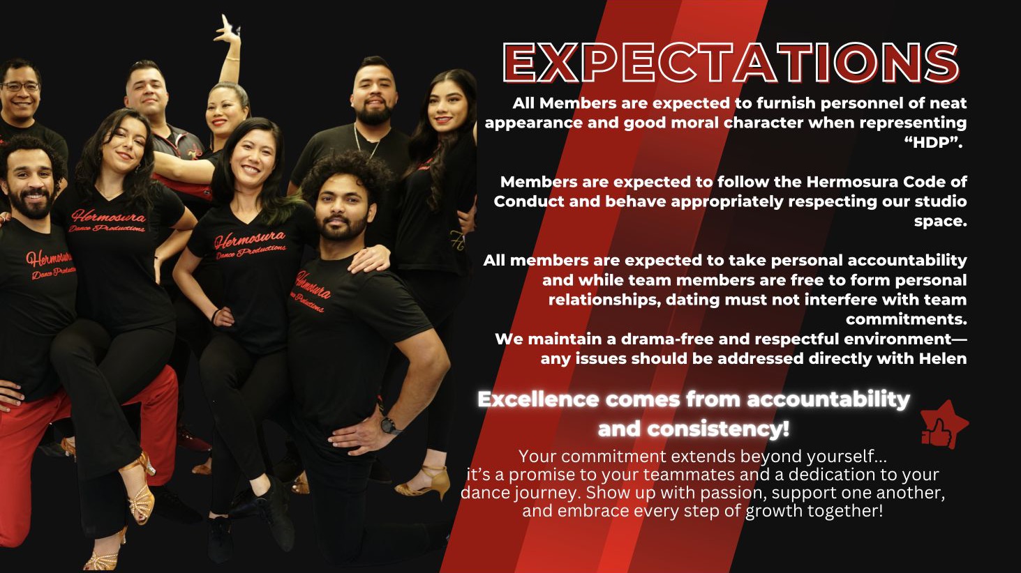 HDP team member expectations